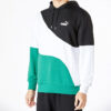 Sudadera con capucha Power Cat “Verde azulado”