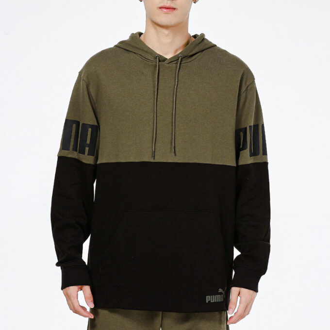 Sudadera con capucha Power Colorbloc “Verde”