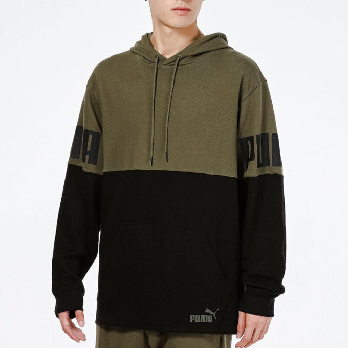 Sudadera con capucha Power Colorbloc “Verde”