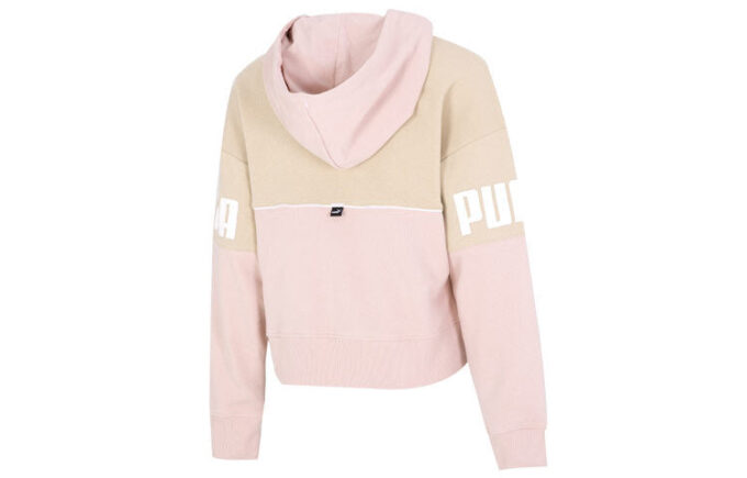 Sudadera con capucha Power Colorblock “Rosa” (Mujeres)