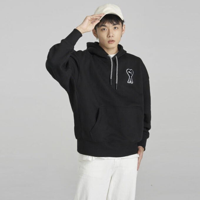 Sudadera con capucha PUMA x Ami “Negra”