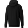 Sudadera con capucha PUMA x BMW M Motorsport de corte regular y cremallera completa en negro y blanco