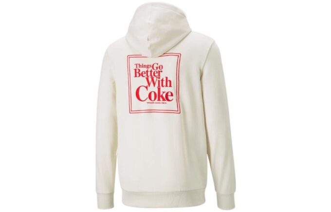 Sudadera con capucha PUMA x Coca Cola “Blanca”