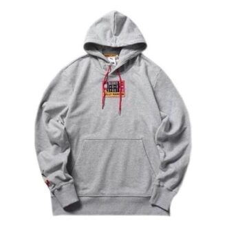 Sudadera con capucha PUMA x Helly Hansen “Gris y roja”