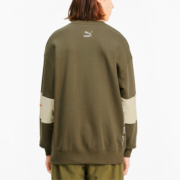Sudadera con capucha PUMA x Randomevent “Verde oliva y blanco”
