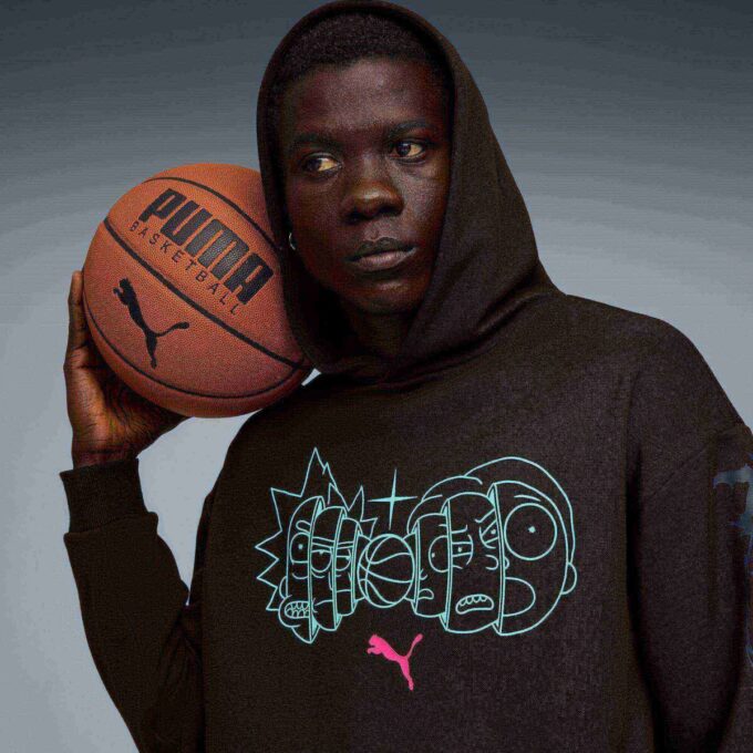 Sudadera con capucha PUMA x RICK AND MORTY para hombre Sudadera con capucha PUMA x RICK AND MORTY para hombre