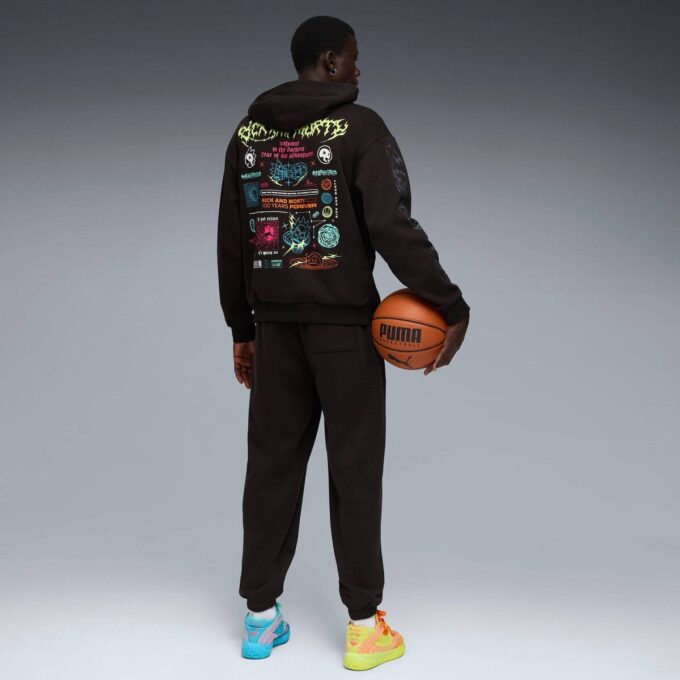 Sudadera con capucha PUMA x RICK AND MORTY para hombre Sudadera con capucha PUMA x RICK AND MORTY para hombre