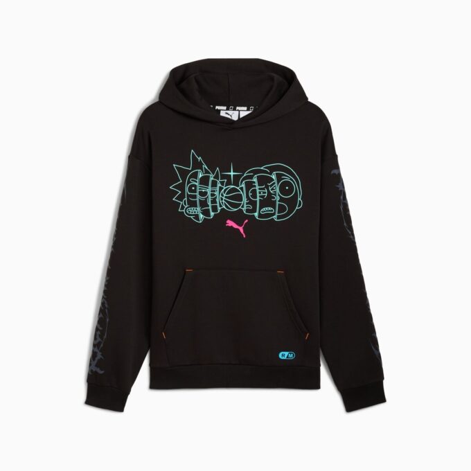 Sudadera con capucha PUMA x RICK AND MORTY para hombre Sudadera con capucha PUMA x RICK AND MORTY para hombre