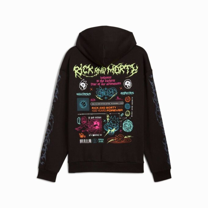 Sudadera con capucha PUMA x RICK AND MORTY para hombre Sudadera con capucha PUMA x RICK AND MORTY para hombre