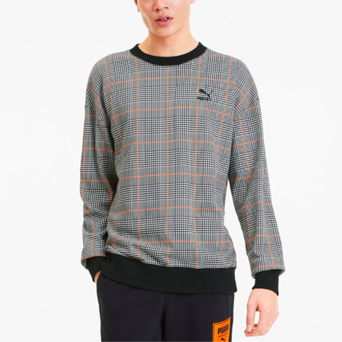 Sudadera con capucha Rechack Pack Crew “Gris, negro, blanco y naranja”