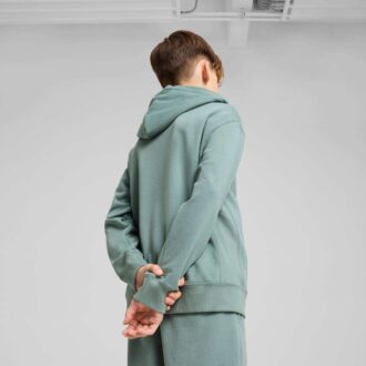 Sudadera con capucha relajada para niños grandes con elementos esenciales de armario