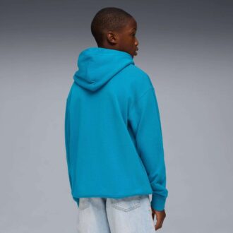Sudadera con capucha relajada para niños grandes con elementos esenciales de armario