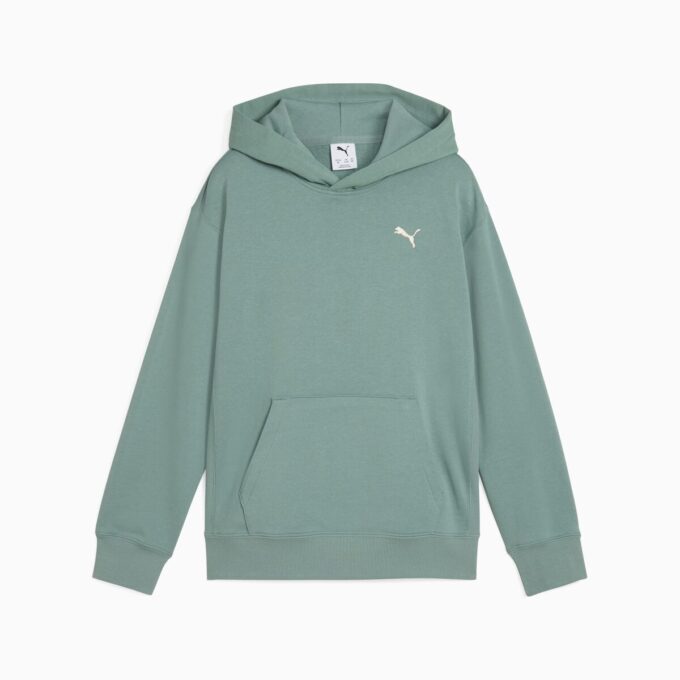Sudadera con capucha relajada para niños grandes con elementos esenciales de armario Sudadera con capucha relajada para niños grandes con elementos esenciales de armario