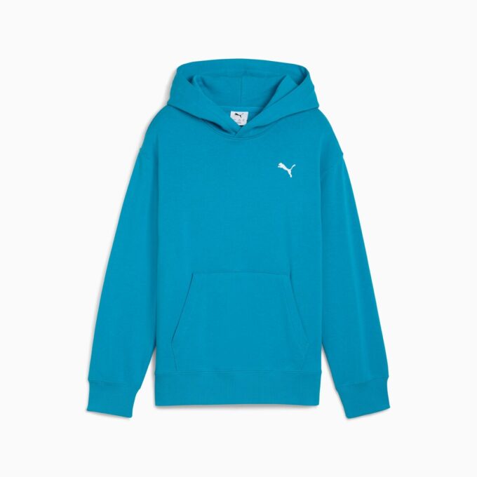 Sudadera con capucha relajada para niños grandes con elementos esenciales de armario Sudadera con capucha relajada para niños grandes con elementos esenciales de armario