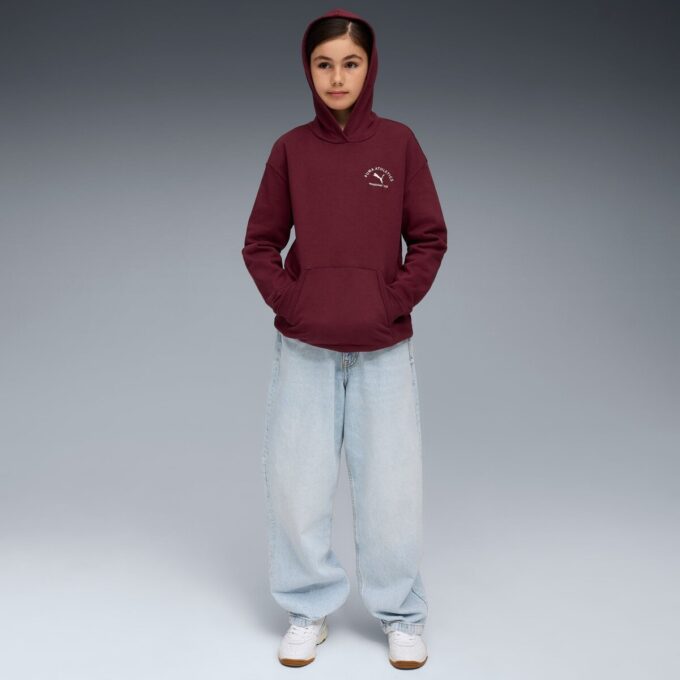 Sudadera con capucha relajada para niños grandes de Class Pack Sudadera con capucha relajada para niños grandes de Class Pack