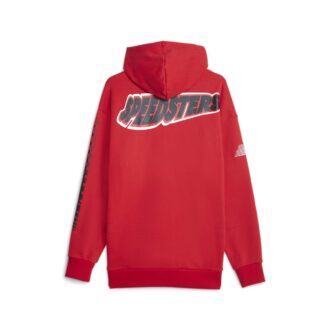 Sudadera con capucha Scuderia Ferrari Race Garage Crews “Rosso Corsa”