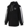 Sudadera con capucha Sherpa para mujer, color blanco y negro