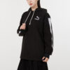 Sudadera con capucha Sherpa para mujer, color blanco y negro