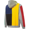 Sudadera con capucha Signature “Gris, amarillo, verde y rojo”
