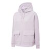 Sudadera con capucha y bolsillo para mujer, color morado