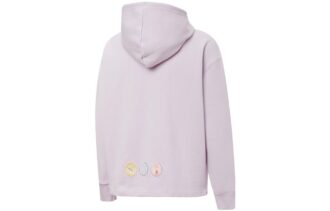 Sudadera con capucha y bolsillo para mujer, color morado