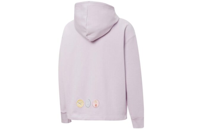 Sudadera con capucha y bolsillo para mujer, color morado