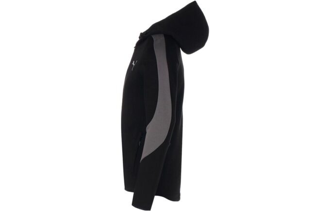 Sudadera con capucha y cremallera completa Evostripe “Negra”