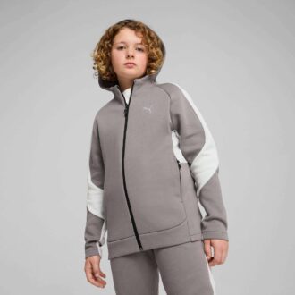 Sudadera con capucha y cremallera completa EVOSTRIPE para niños grandes