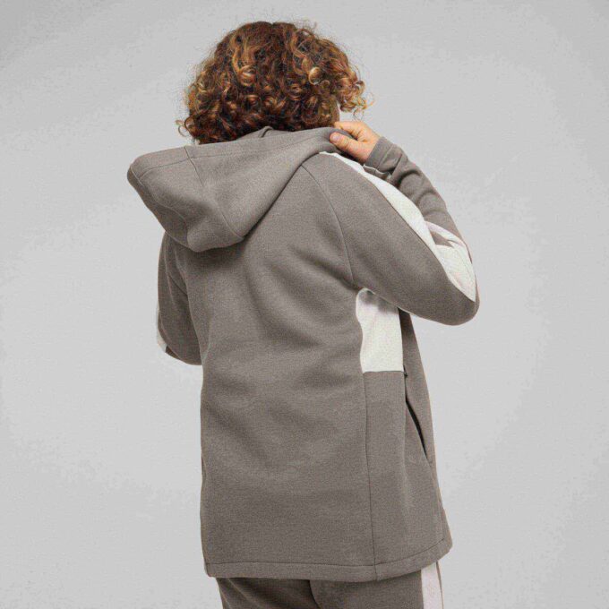 Sudadera con capucha y cremallera completa EVOSTRIPE para niños grandes Sudadera con capucha y cremallera completa EVOSTRIPE para niños grandes