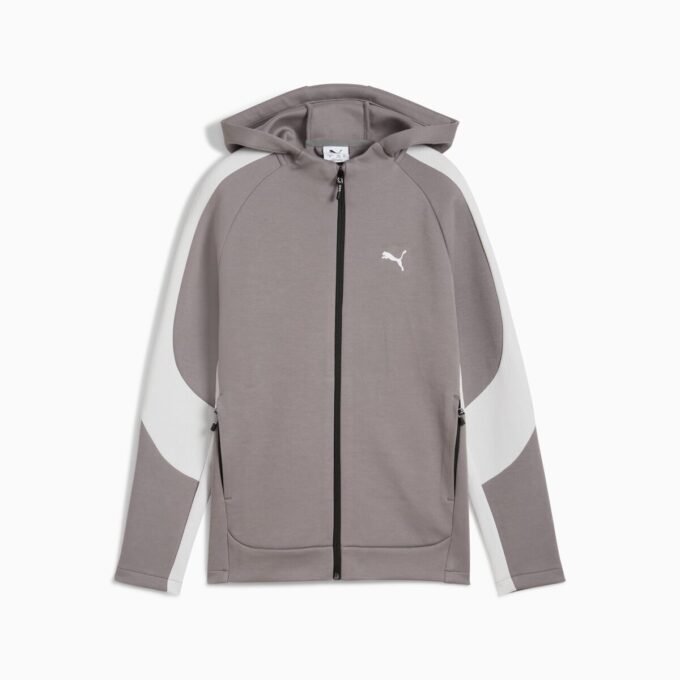 Sudadera con capucha y cremallera completa EVOSTRIPE para niños grandes Sudadera con capucha y cremallera completa EVOSTRIPE para niños grandes