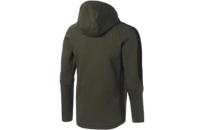 Sudadera con capucha y cremallera completa Evostripe “Verde”