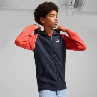 Sudadera con capucha y cremallera completa para niños grandes SPORT