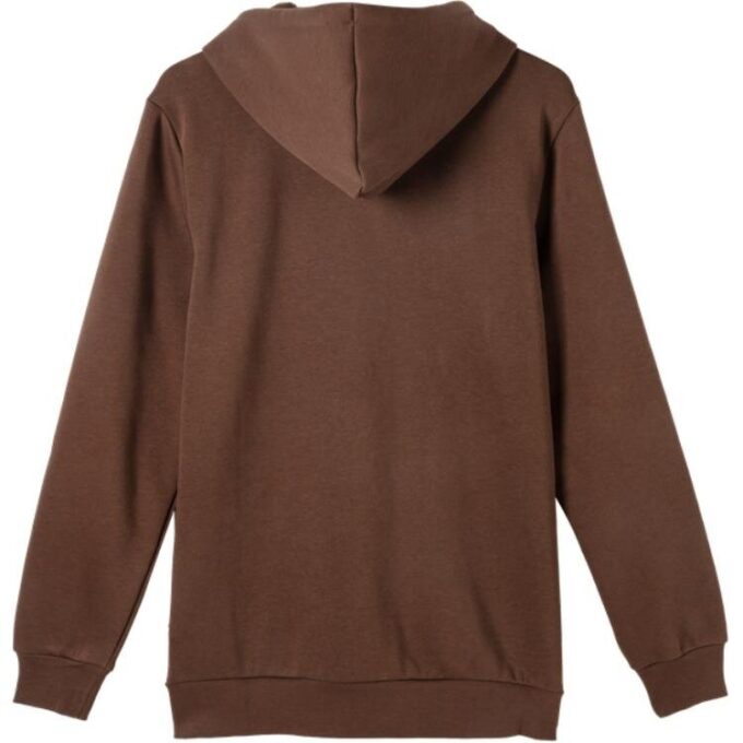 Sudadera con capucha y cremallera con el logotipo de Tonal Sportswear en marrón