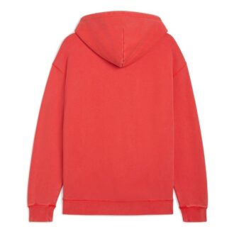 Sudadera con capucha y cremallera MMQ “Rojo intenso”