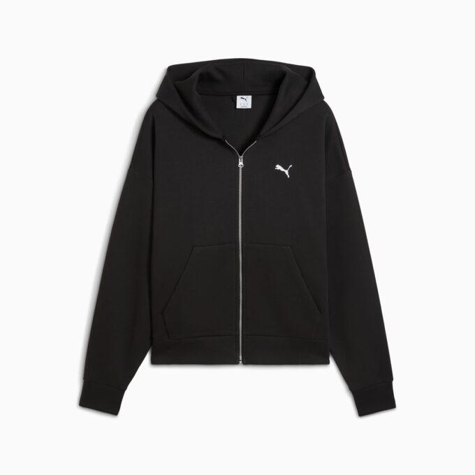 Sudadera con capucha y cremallera para hombre con elementos esenciales de armario Sudadera con capucha y cremallera para hombre con elementos esenciales de armario