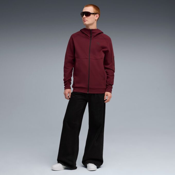 Sudadera con capucha y cremallera PUMATECH para hombre