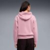 Sudadera con capucha y cremallera relajada para mujer Sudadera con capucha y cremallera relajada para mujer