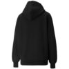 Sudadera con capucha y cuello redondo del club de bienestar (mujeres) “Negra”