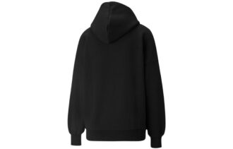 Sudadera con capucha y cuello redondo del club de bienestar (mujeres) “Negra”