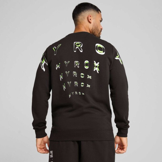 Sudadera con capucha y cuello redondo para hombre de peso pesado PUMA x HYROX Sudadera con capucha y cuello redondo para hombre de peso pesado PUMA x HYROX