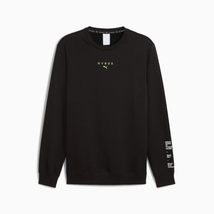 Sudadera con capucha y cuello redondo para hombre de peso pesado PUMA x HYROX Sudadera con capucha y cuello redondo para hombre de peso pesado PUMA x HYROX