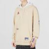 Sudadera con capucha y escudo del equipo en color beige