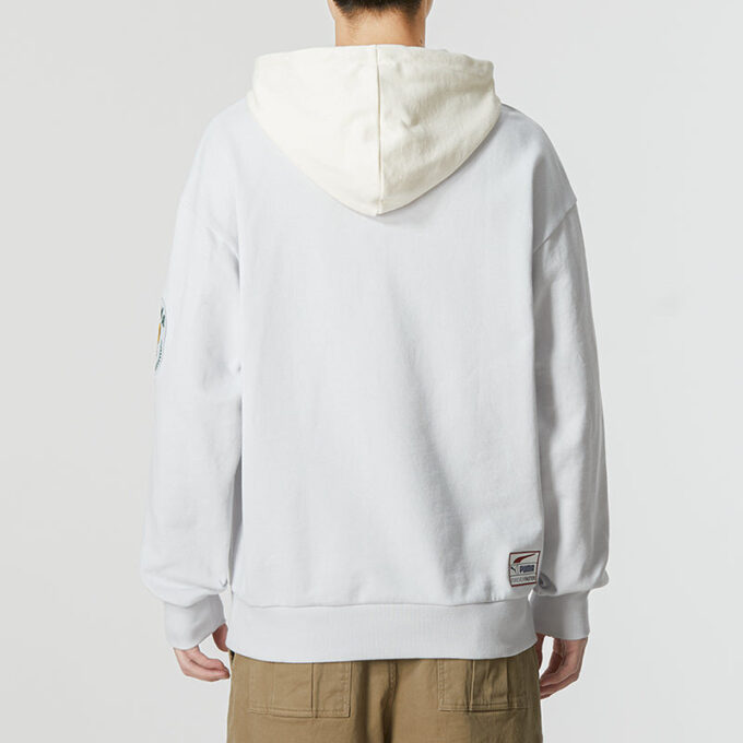 Sudadera con capucha y escudo del equipo “Gris”