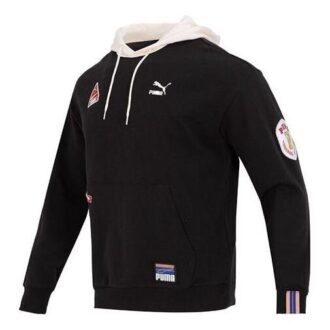 Sudadera con capucha y escudo del equipo “Negra”