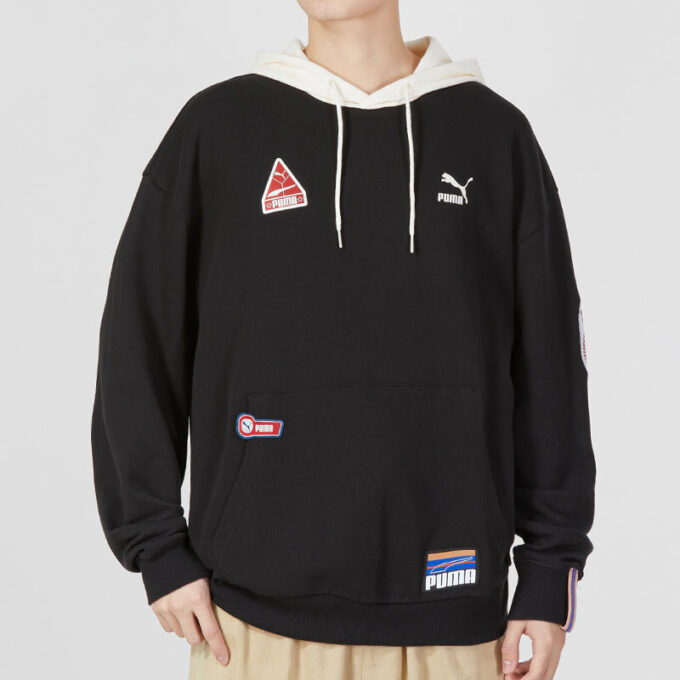 Sudadera con capucha y escudo del equipo “Negra”
