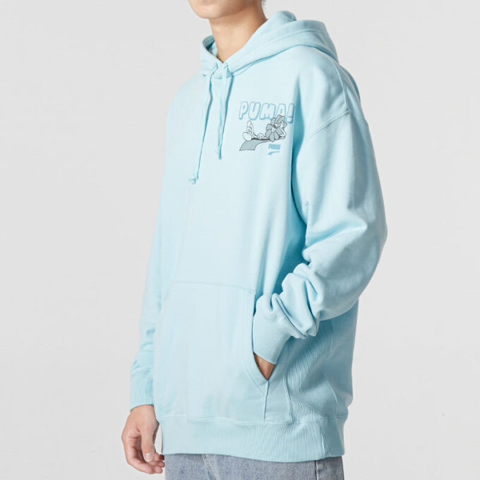 Sudadera con capucha y logo del centro “Azul”