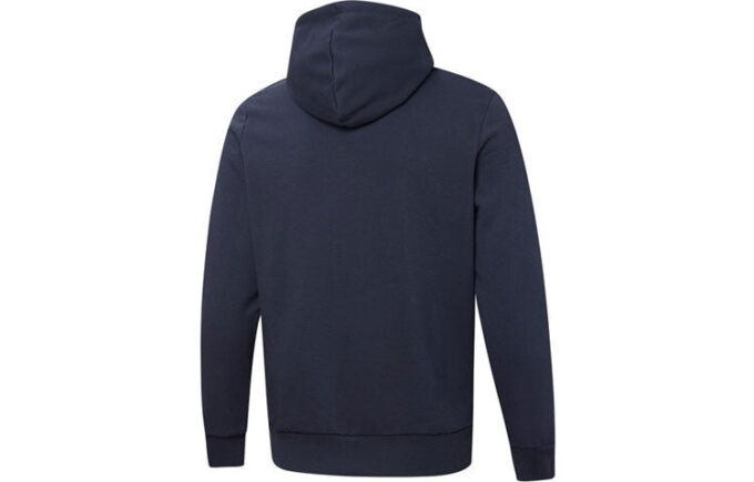 Sudadera con capucha y logo grande “Azul marino”
