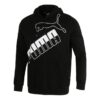 Sudadera con capucha y logo grande “Negro y blanco”