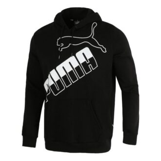 Sudadera con capucha y logo grande “Negro y blanco”