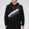 Sudadera con capucha y logo grande “Negro y blanco”